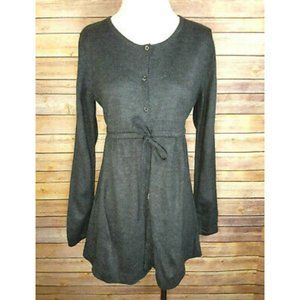 New York & Co. Dark Gray Mid Length Cardigan